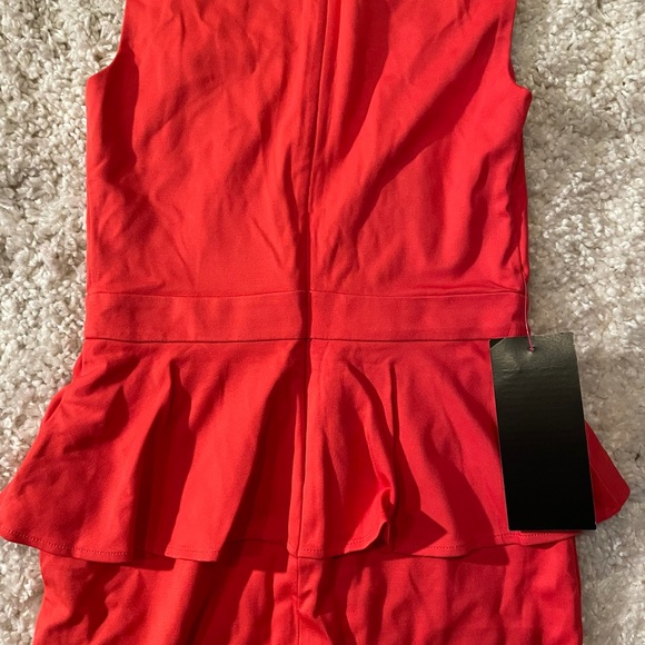 Bebe peek a boo peplum Dress - Picture 4 of 6